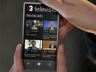 La televisión a la carta de TV3 llega a Windows Phone
