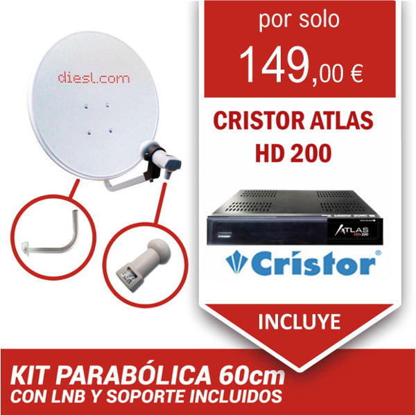 El nuevo Cristor Atlas HD 200 SE Wifi, en un completo kit
